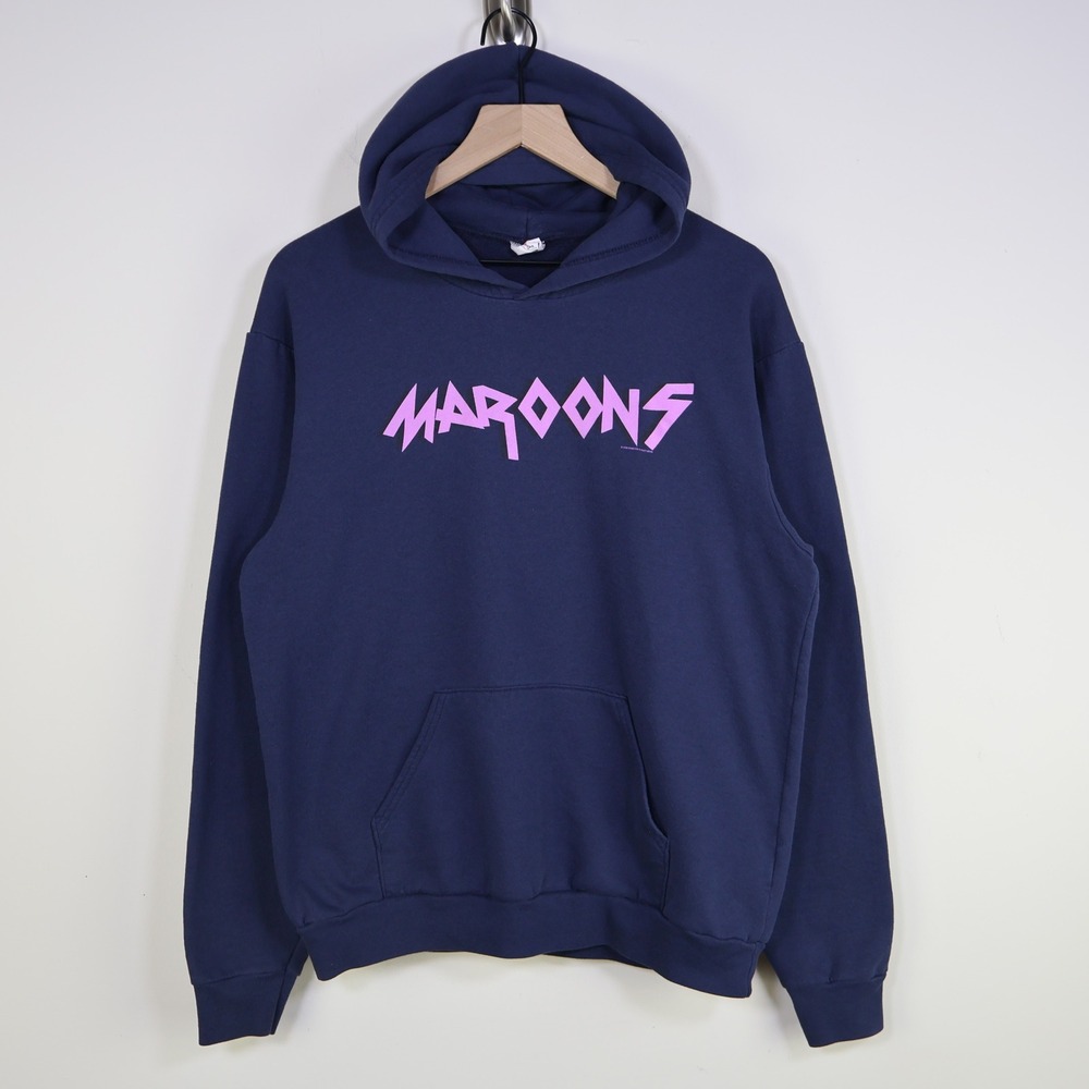 2018 Maroon 5 Los Angeles‎ Apparel Hoodie Large Graphic Navy Cotton
